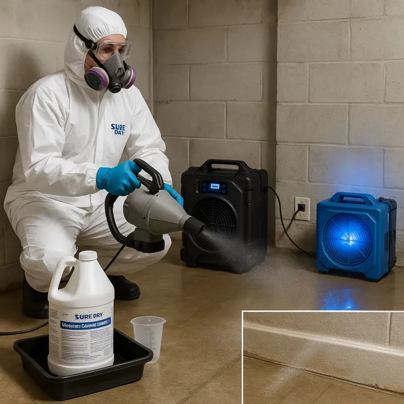 Sanitization and Odor Removal process in Edgewater, FL